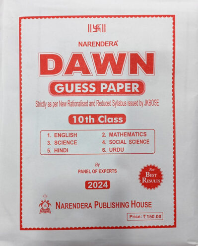 Dawn Guess Papers Class 10th - 2024